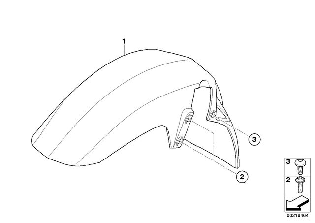 46617700653 - : Wheel Cover, Wheel Proximity for BMW-Motorrad Image