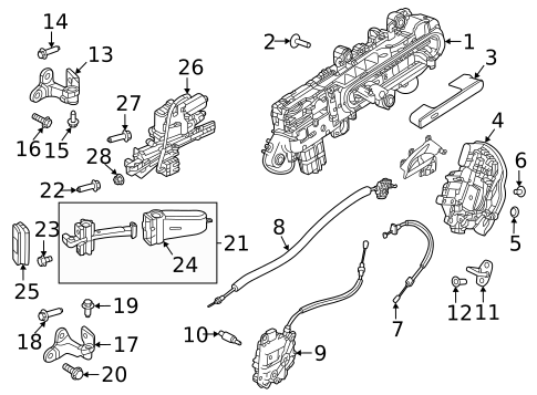 Lock & Hardware for 2022 Land Rover Range Rover #4