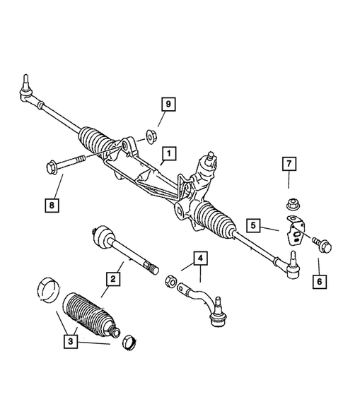 Steering Gear for 2007 Dodge Sprinter 3500 #0