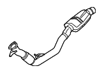 4M0253350BN - Exhaust: Front Muffler for Audi Image