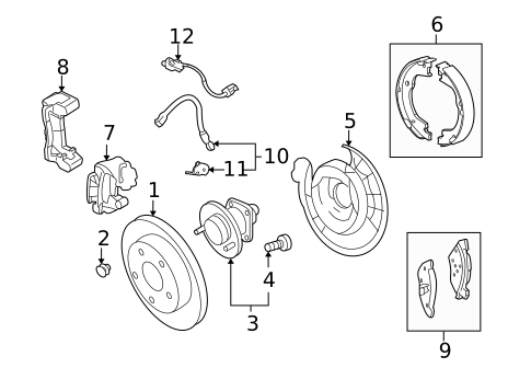 Brake Components for 2016 Chevrolet Equinox #2