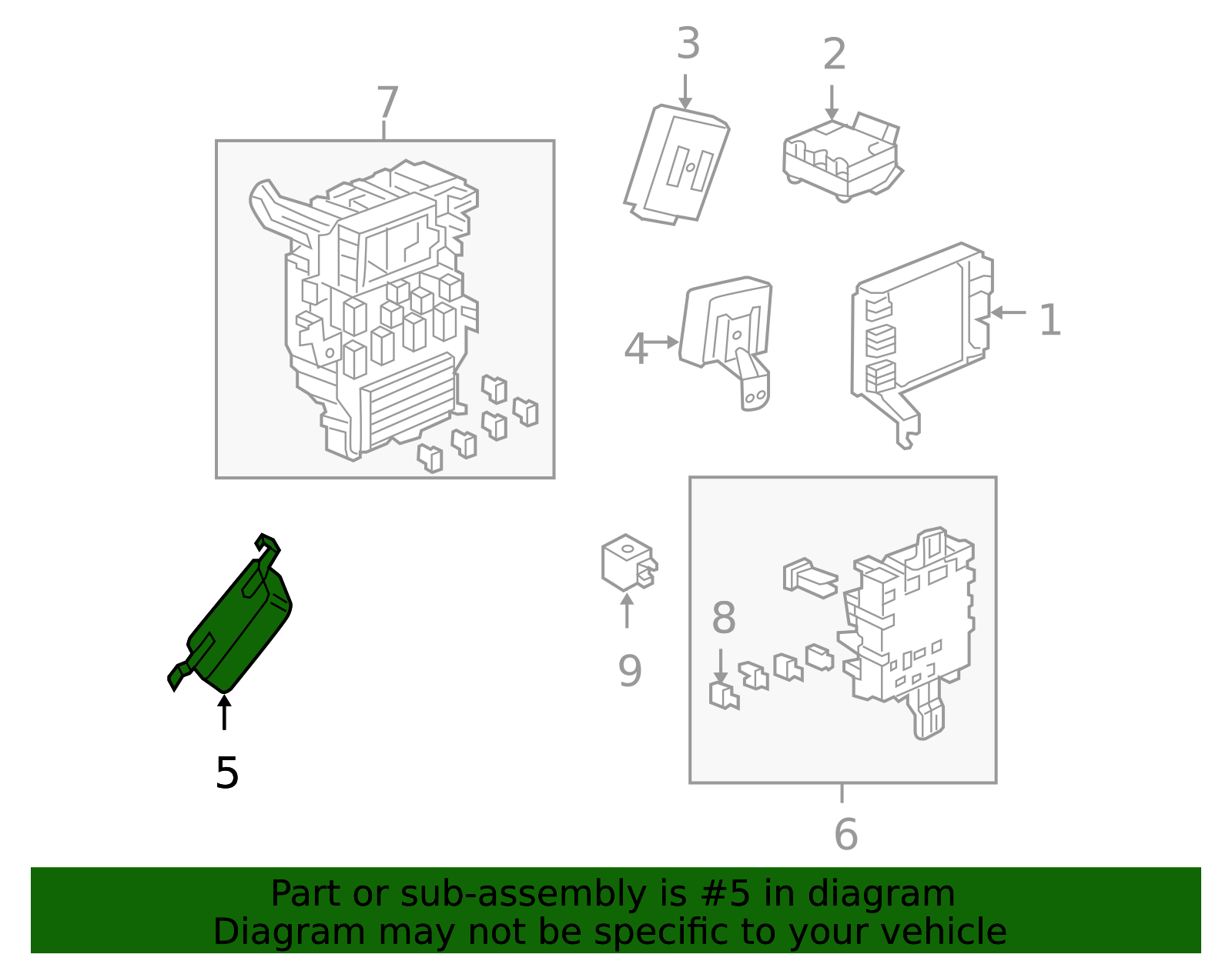 74970-SHJ-A63 - High-Quality Liftgate Control Module for 2005-2010 ...
