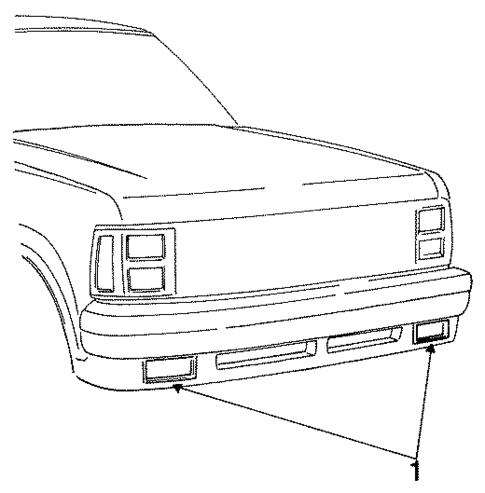 Fog Lamps for 1988 Dodge Dakota #0
