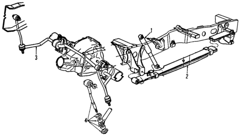 Rear Suspension for 1996 Ford F-150 #1