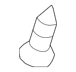 9014880040 - Body: Striker Screw for Scion: tC | Toyota: 4Runner, Highlander, Prius, Prius Plug-In, Sienna Image