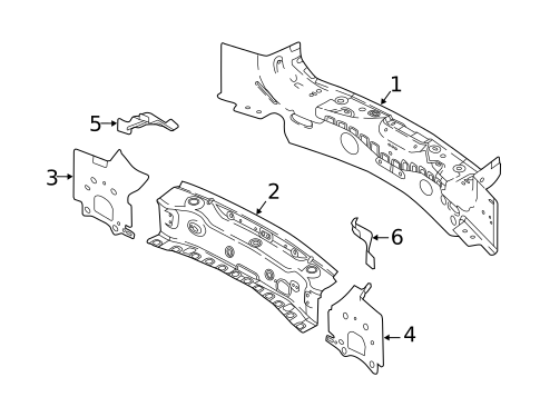 Rear Body for 2020 Jaguar E-Pace #0