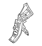 61714WB001 - Body: Rear Pillar for Toyota: Yaris Image