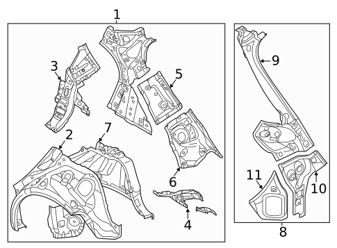Inner Structure for 2020 Toyota Yaris #0