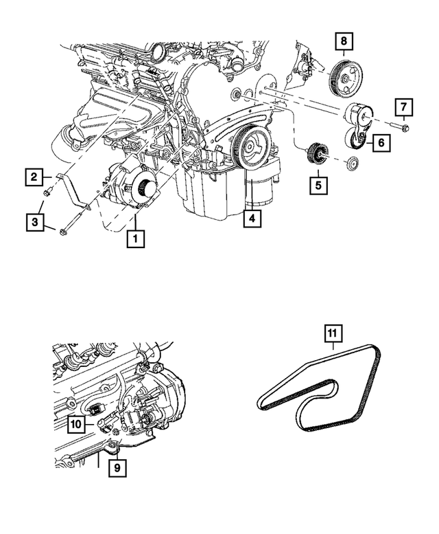 6507394AA - Electrical: Alternator Screw for Mopar Image
