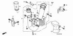 90675PXGA00 - Electrical/Exhaust/Heater/Fuel: NUT, CLIP (6MM) for Acura Image