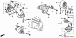90161S5A000 - Body/Air Conditioning: BOLT, FLANGE (10X110) for Honda Image