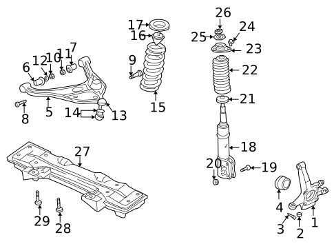 Suspension Components for 2003 Suzuki Grand Vitara #0