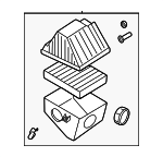 165009Z010 - : Air Cleaner Assembly for Nissan Image