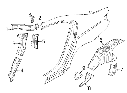 Inner Structure for 2020 BMW 540i #0