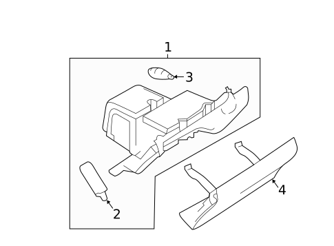 Glove Box for 2015 Nissan LEAF #0