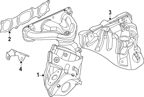 Exhaust Manifold for 2025 Nissan Kicks #0