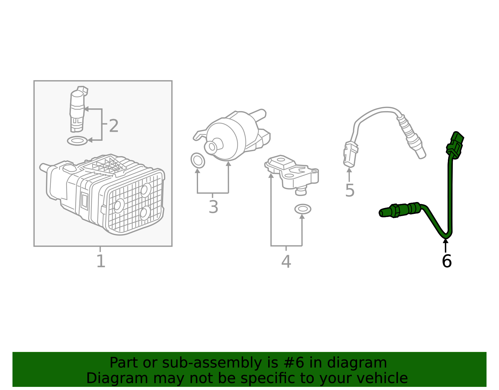 Heated Oxygen Sensor 12680470 | OEM Parts Online