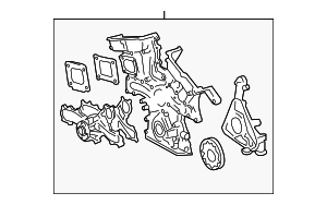 1132231021 - Engine: Engine Timing Cover for Toyota Image