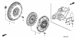 21350P8A000 - Engine: COVER, TORQUE CONVERTER CASE for Honda Image