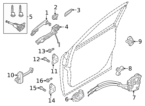 Front Door for 2014 Mazda 3 #1