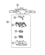 6AC23PS4AA - : Sunroof Switch for Mopar Image