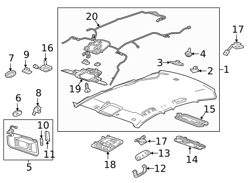 Roof for 2015 Cadillac ATS #0