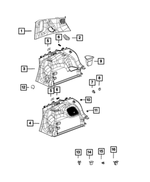 6MB39DX9AB - Interior Trim: Access Cover, Left for Jeep: Compass Image