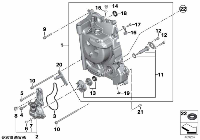 7129905152 - : Isa Screw - M6X20-8.8-Phr for BMW-Motorrad Image