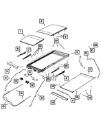 6509826AA - Body Sheet Metal Except Doors: Tapping Screw And Washer for Mopar Image