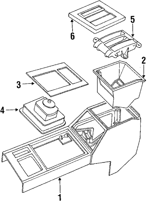 Console for 1989 Land Rover Range Rover #0