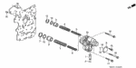 27524P6H000 - Transmission - Automatic: CLIP, CAP for Honda Image