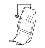 81129TGVA21ZA - Body: Back Panel for Acura Image