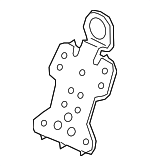 81217TJBA61 - Body: Baffle for Acura Image