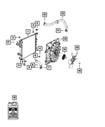 52014539AC - : Radiator Inlet Hose for Mopar Image