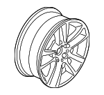 36116790172 - : Wheel, Alloy for BMW: 528i, 528i xDrive, 535d, 535d xDrive, 535i, 535i xDrive, 550i, 550i xDrive, ActiveHybrid 5, M5 Image