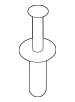 90118WA334 - Body: Side Seal Rivet for Toyota: GR Supra Image