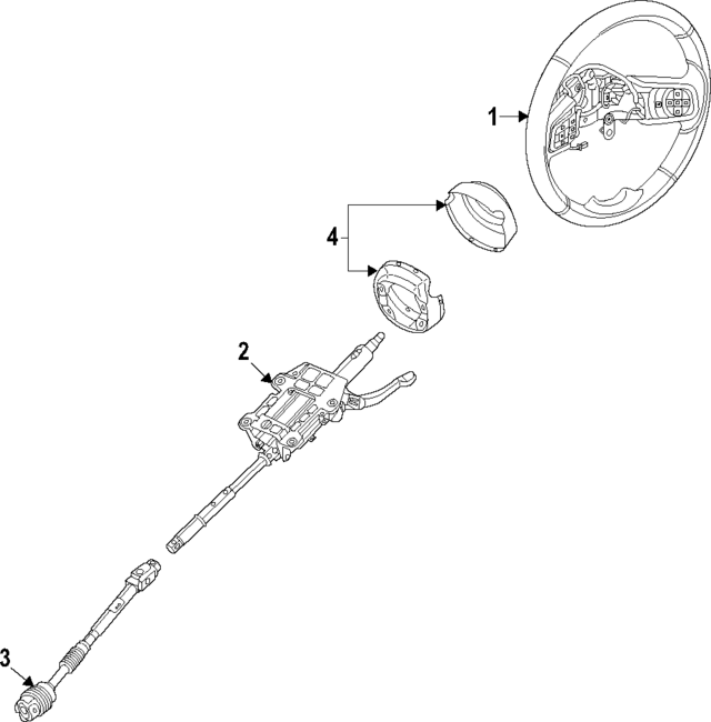 7SG441Y4AB - Steering: Steering Wheel for Mopar Image