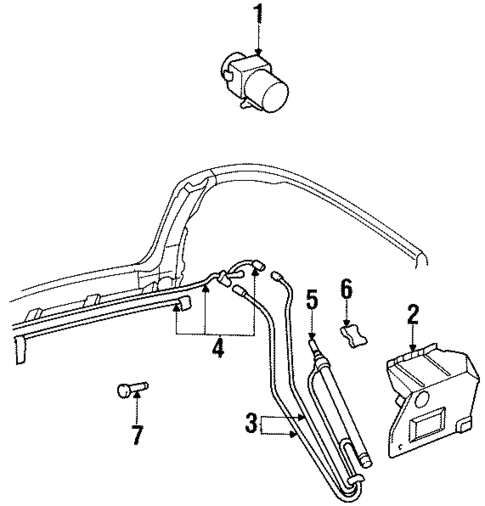 Hydraulic Components for 1996 Volkswagen Cabrio #0