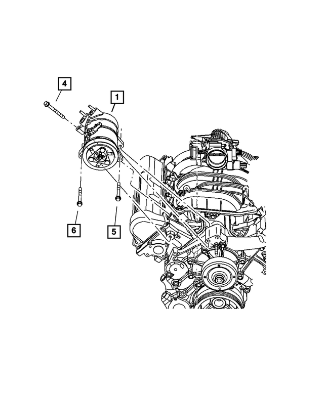 6505482AA - Air Conditioning &amp; Heater: Hex Head Screw And Washer for Mopar Image