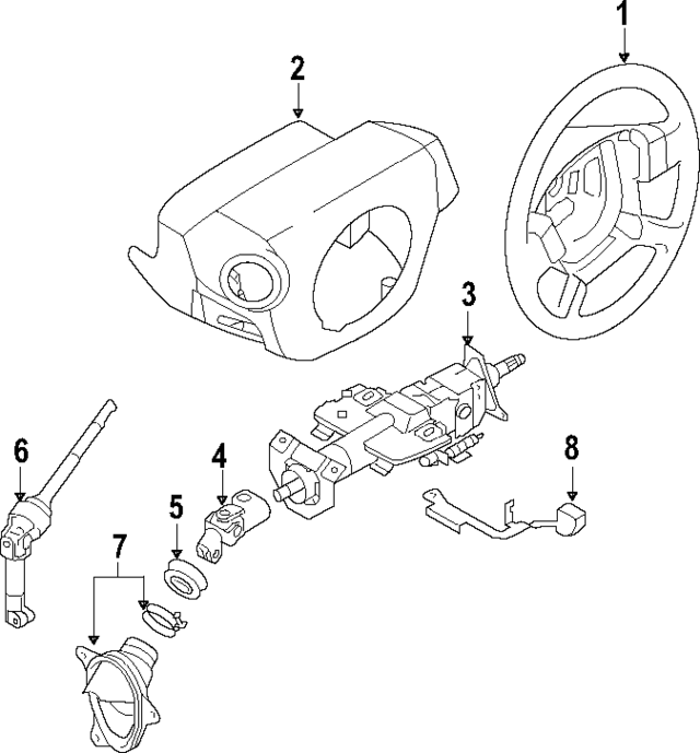 49430CC20B - : Steering Wheel for Nissan Image
