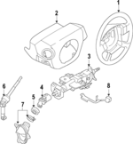 49430CC20B - Steering: Steering Wheel for Nissan Image