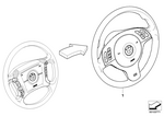 32347919218 - Retrofitting / Conversion / Accessories: M Sports Steer Wh Airbag Alcantara Multi for BMW Image