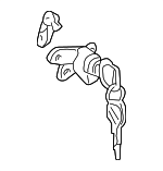 6905147030 - Body: Cylinder &amp; Keys for Toyota: Prius Image