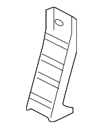 86638G2010 - Body: Impact Bar Lower Bracket for Hyundai Image
