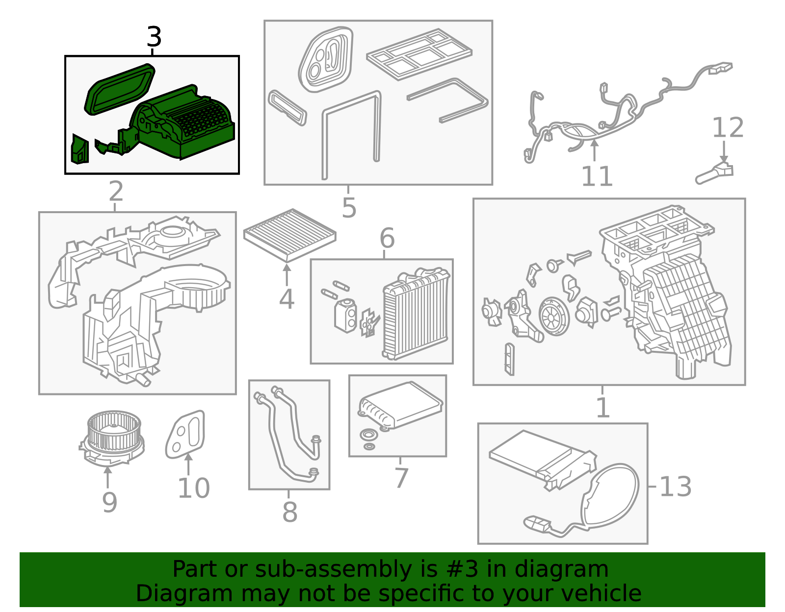 13344310 - High-Quality HVAC Air Inlet Housing for 2016-2019 GM ...