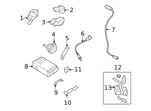 Powertrain Control for 2011 Hyundai Veracruz #0