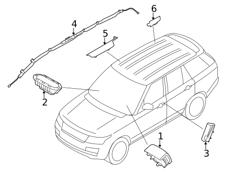 Air Bag Components for 2019 Land Rover Range Rover #0