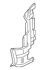 4K8121284BF - Body: Air Baffle for Audi Image