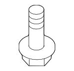 57770KC000 - : Fog Lamp Assembly Screw for Subaru: B9 Tribeca, Baja, Forester, Impreza, Legacy, Outback, Tribeca Image