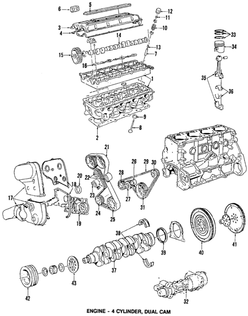 Engine for 1991 Volvo 240 #1
